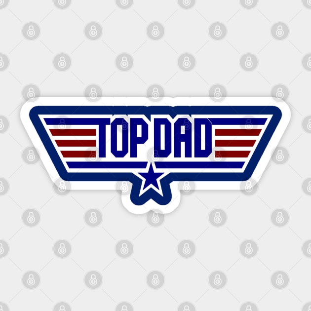 Top Dad Sticker by marengo